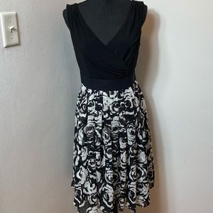 Mixed Media Flounce Dress WhBM